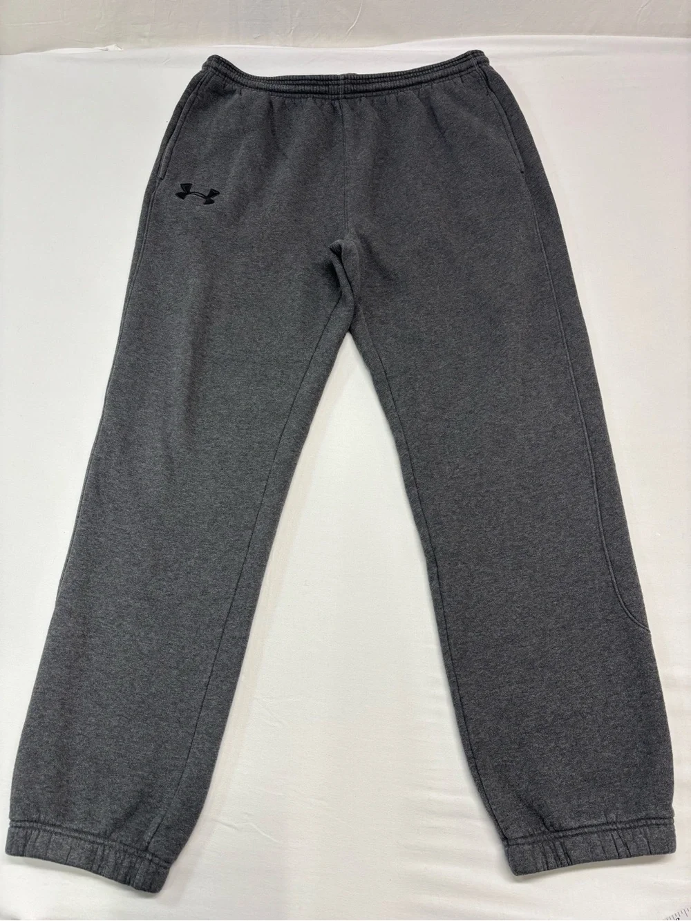 Under Armour Gray Fleece Lined Sweatpants - Men's 2XL - 474 active comfort sport - Picture 3 of 6